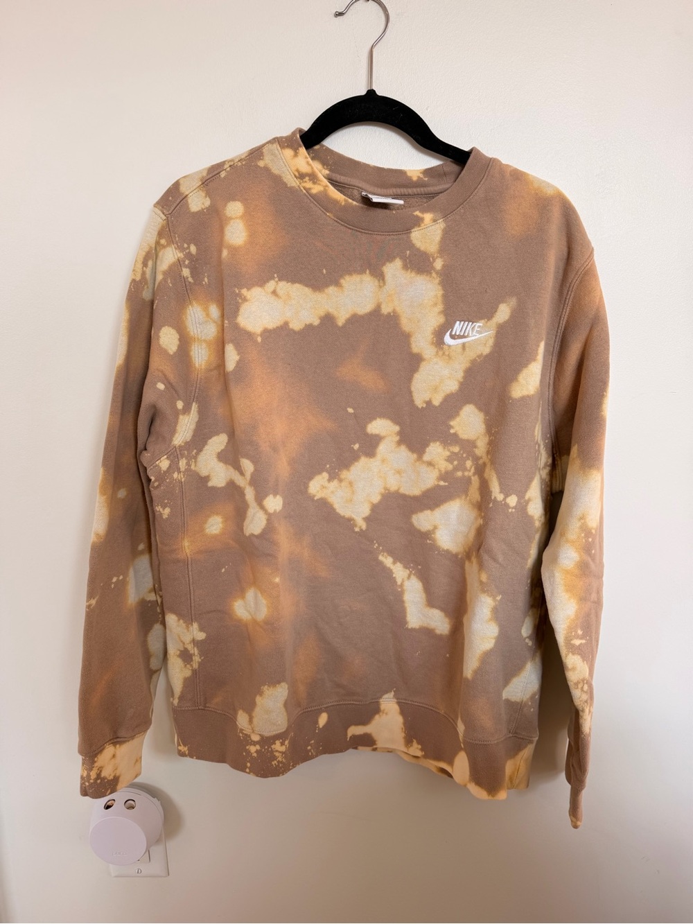 Tie Dye Nike Crew Neck Sweatshirt